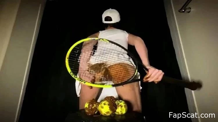 Daddysaysgo - Scat-Tennis - Masturbieren, um zu scheißen, scheißende Mädchen